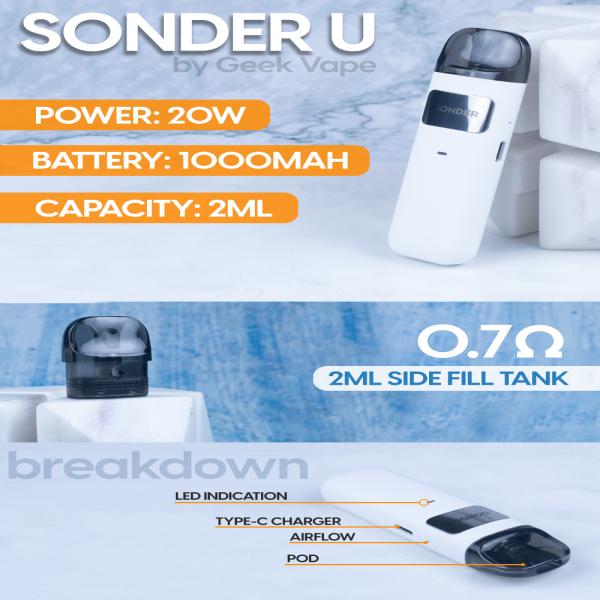 GEEK VAPE SONDER U POD SYSTEM