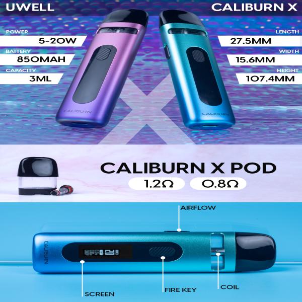 UWELL CALIBURN X 20W POD SYSTEM