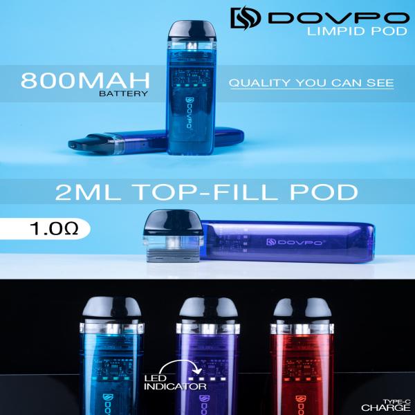 Dovpo Limpid Pod System Kit 800mAh