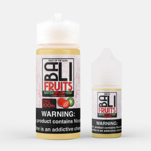 Watermelon Kiwi Strawberry 100Ml Freebase Bali Kings Crest