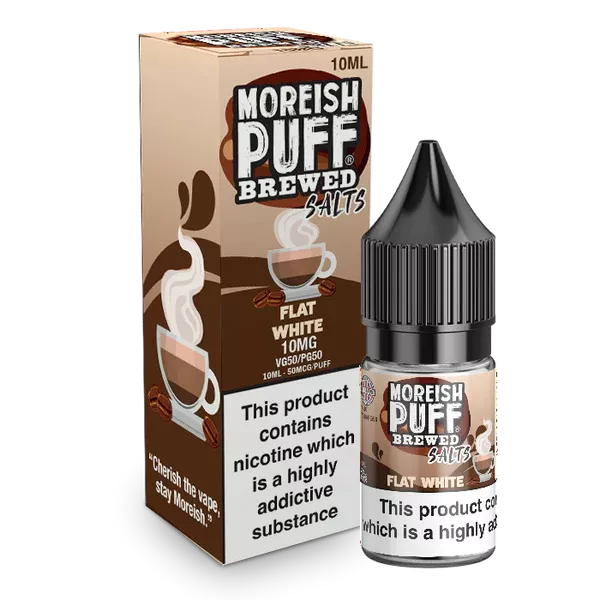 FLAT WHITE NIC SALT BY MOREISH BREWED 30ML