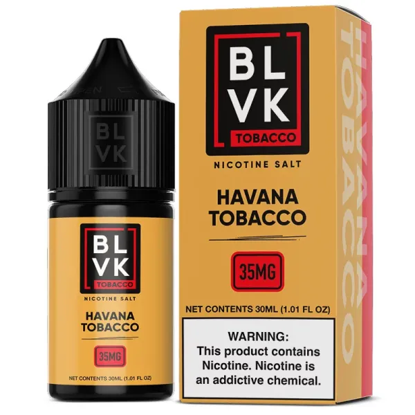 BLVK Havana Tobacco NicSalt