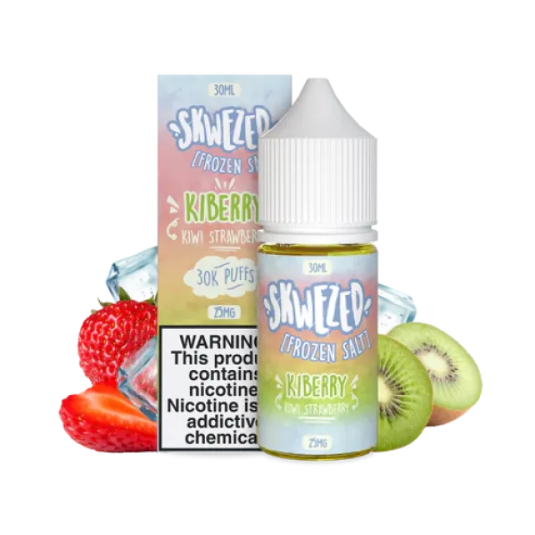 Frozen Skwezed Kiberry Kiwi Strawberry NicSalt