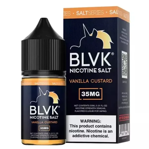 BLVK Vanilla Custard NicSalt