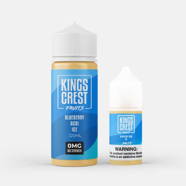 Blueberry Acai Ice 120Ml freebase Kings Crest