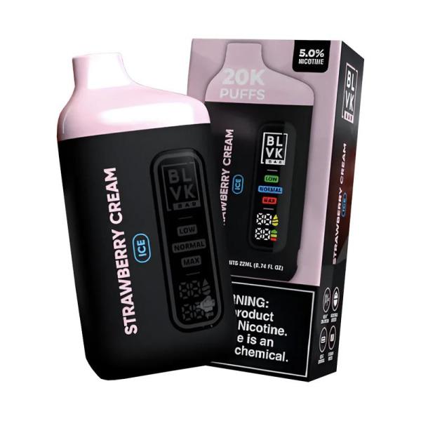 BLVK BAR Strawberry Cream 20K Puffs Disposable