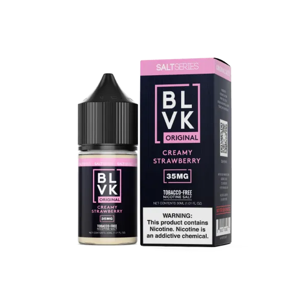BLVK Strawberry Cream Nic Salt