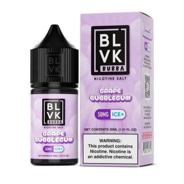 BLVK Bubba Grape Bubblegum SaltNic