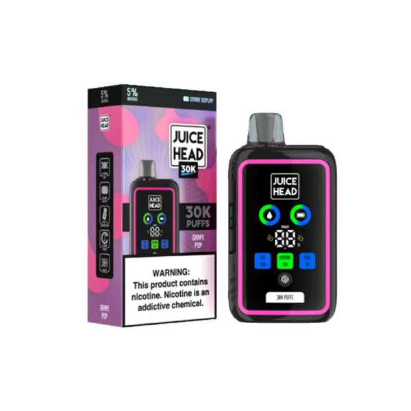 Juice Head Grape Pop Ice 30K Puffs Disposable