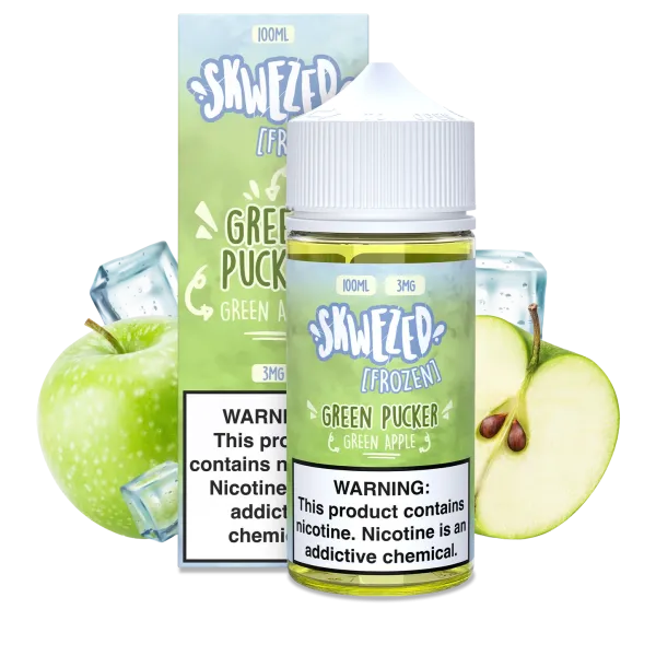 Skwezed Frozen Green Pucker Green Apple Freebase