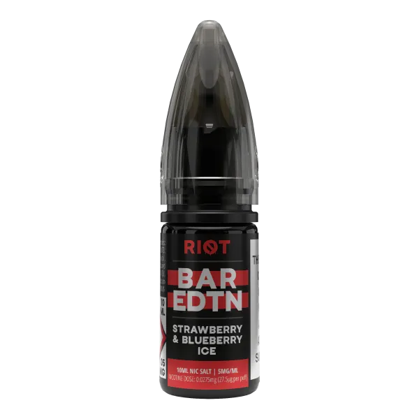 RIOT BAR EDTN STRAWBERRY BLUEBERRY ICE SALTNIC